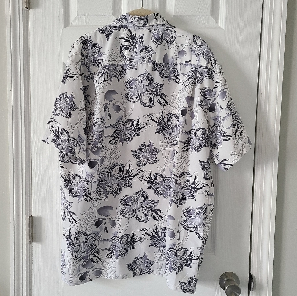 SALE! X9 Skull Hawiian Shiry - Picture 5 of 5